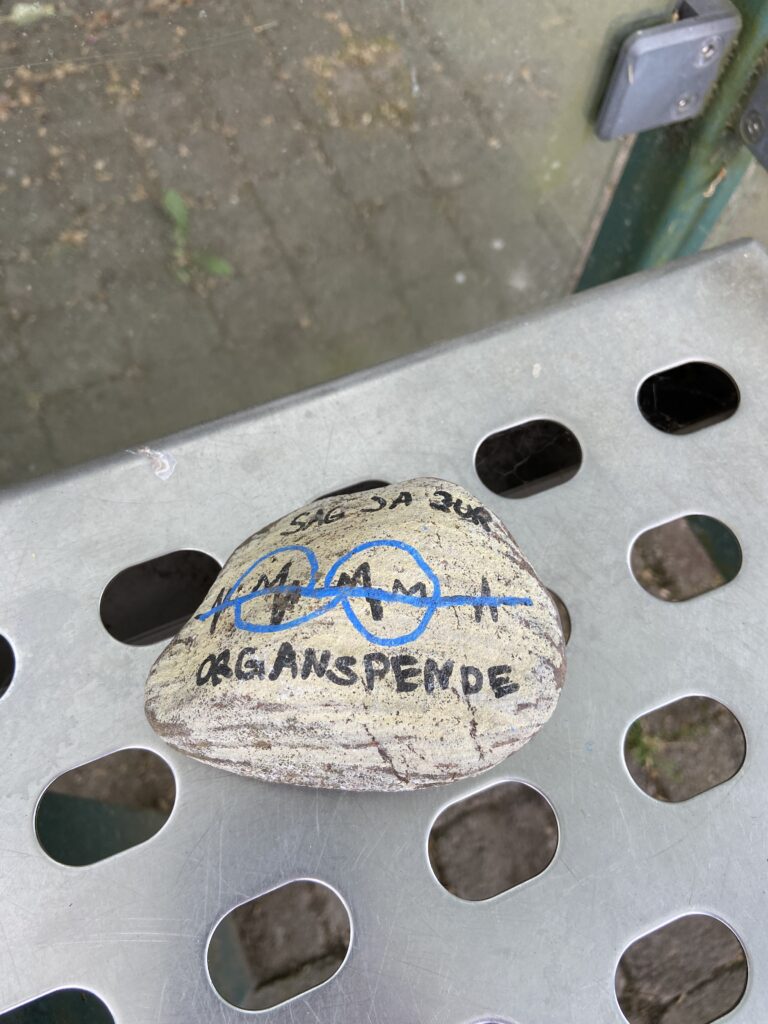 Kleine Steine, große Botschaft — Unsere Aktion zur Organspende
